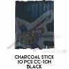 CHARCOAL STICK,  ISI 10PCS, CC10H