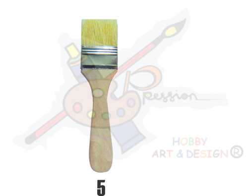 Bristle Brush Paint No 5