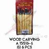 WOOD CARVING A15516 6 ISI 6pcs