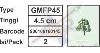 GMFP 45 (Tinggi 4,5cm, isi 2pcs)