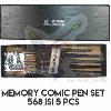 MEMORY COMIC PEN SET 568 ISI 5pcs